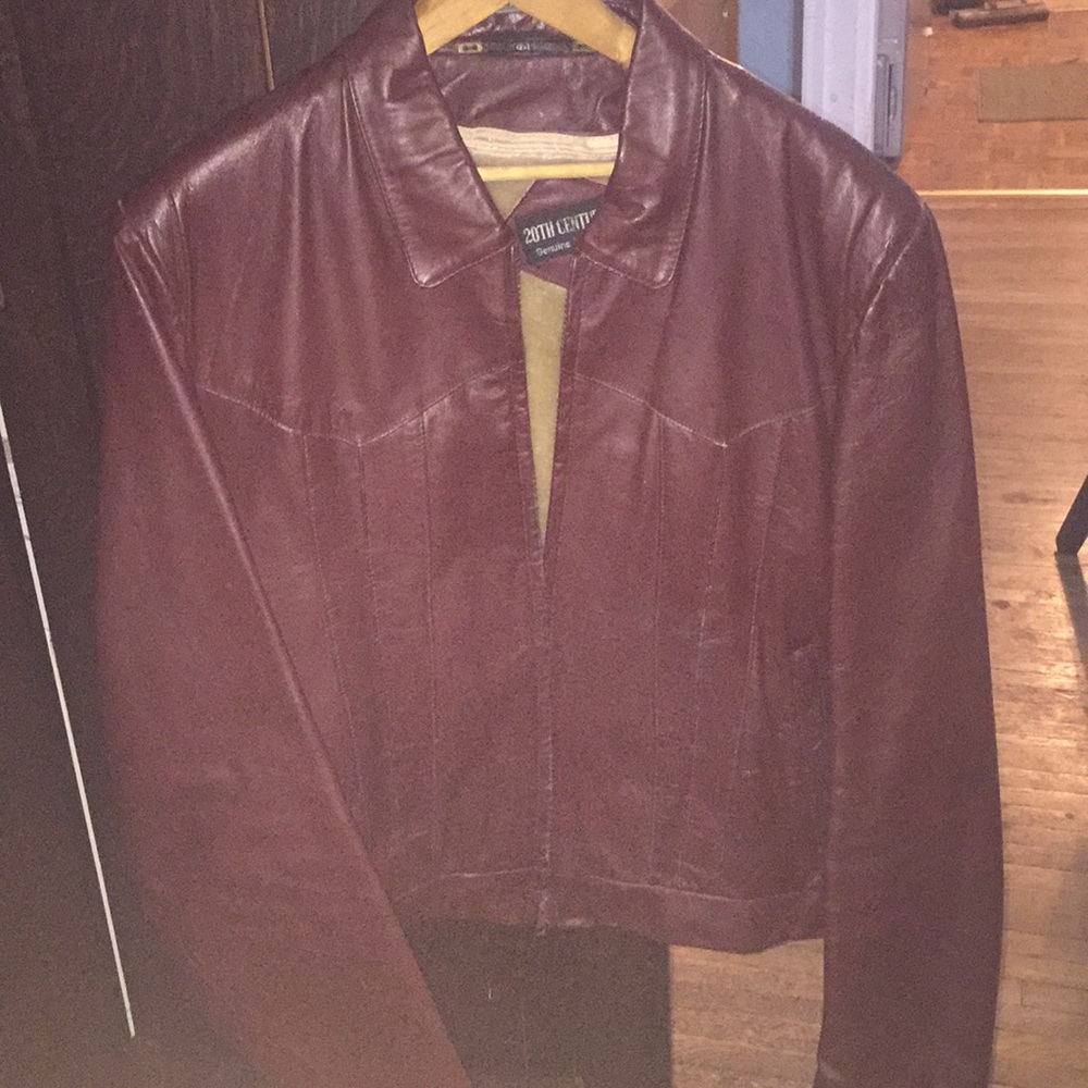 Leather jacket
